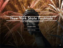 Tablet Screenshot of newyorkstatefestivals.com